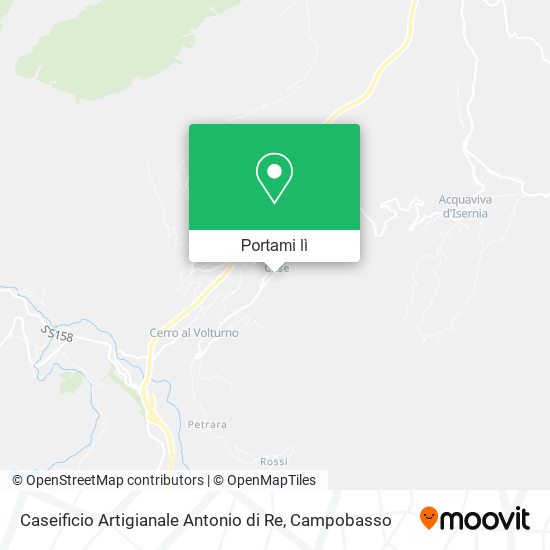 Mappa Caseificio Artigianale Antonio di Re
