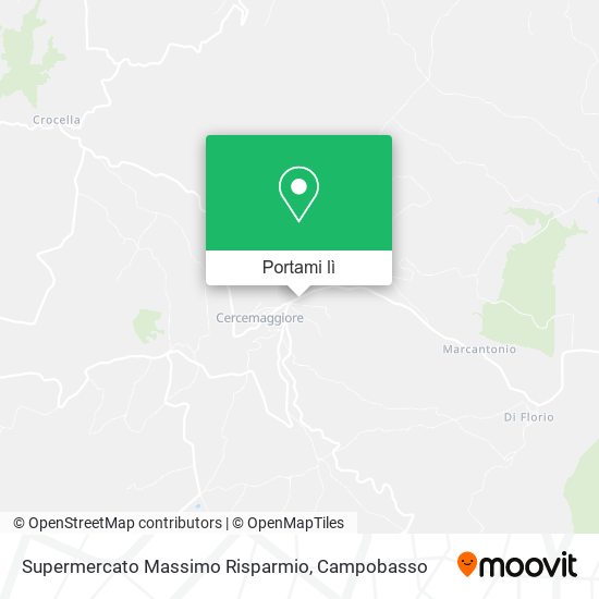 Mappa Supermercato Massimo Risparmio