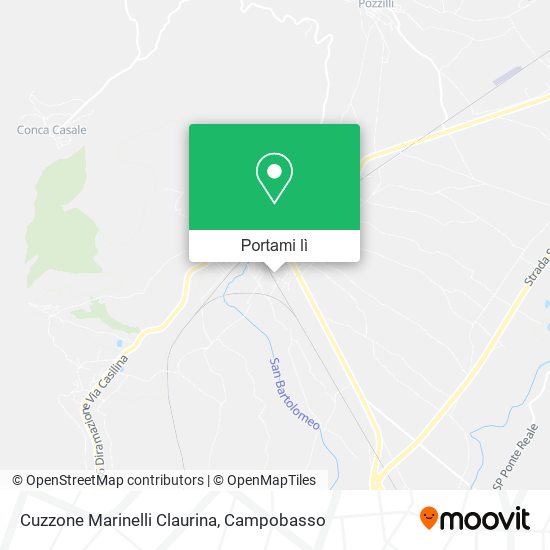 Mappa Cuzzone Marinelli Claurina