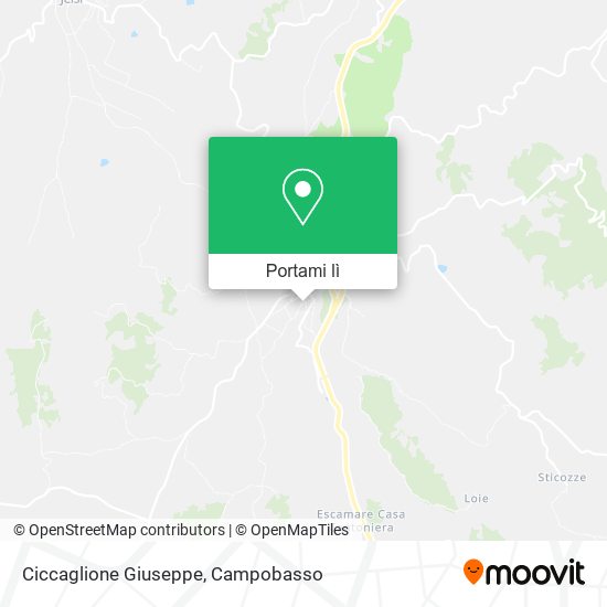 Mappa Ciccaglione Giuseppe