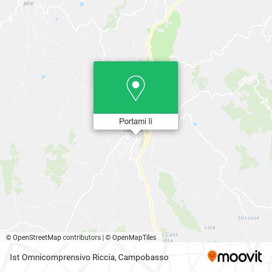 Mappa Ist Omnicomprensivo Riccia