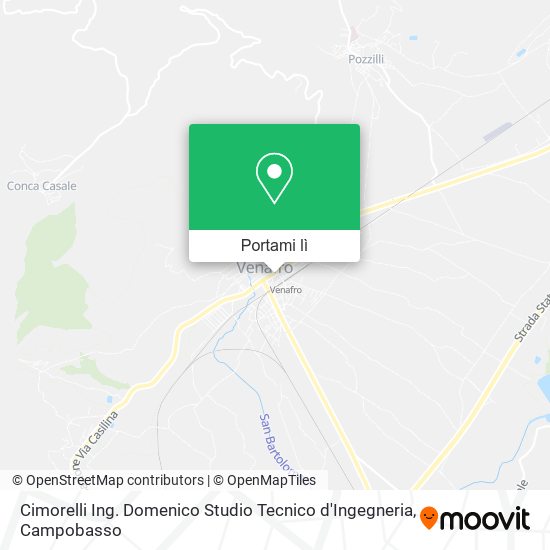 Mappa Cimorelli Ing. Domenico Studio Tecnico d'Ingegneria