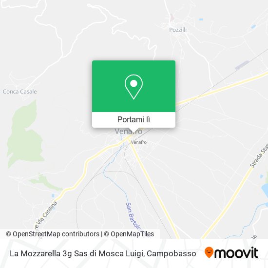 Mappa La Mozzarella 3g Sas di Mosca Luigi