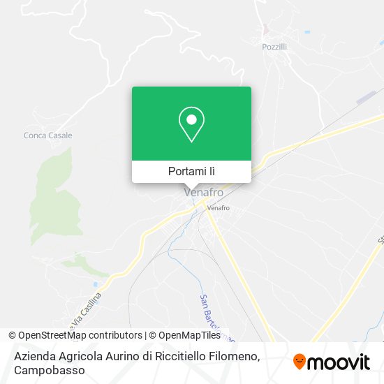Mappa Azienda Agricola Aurino di Riccitiello Filomeno