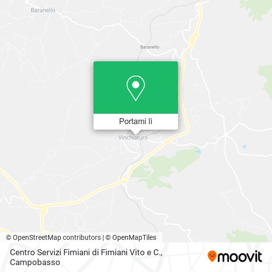 Mappa Centro Servizi Fimiani di Fimiani Vito e C.