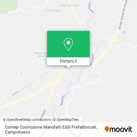 Mappa Comep Costruzione Manufatti Edili Prefabbricati