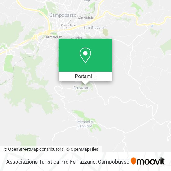 Mappa Associazione Turistica Pro Ferrazzano