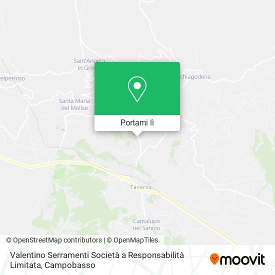 Mappa Valentino Serramenti Società a Responsabilità Limitata