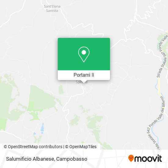 Mappa Salumificio Albanese