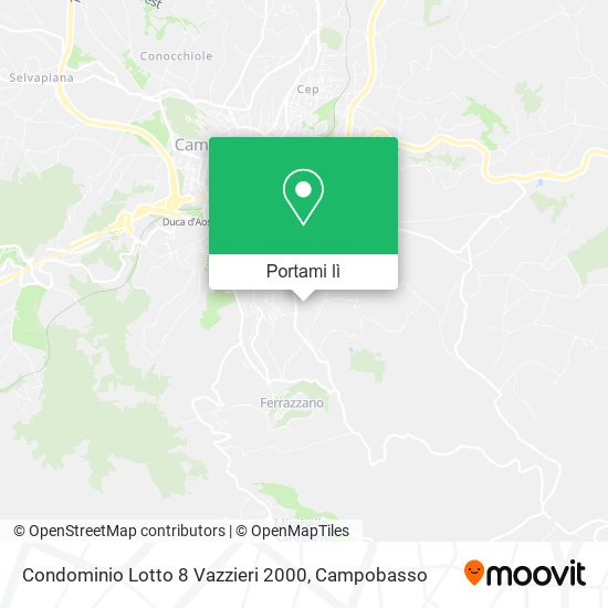 Mappa Condominio Lotto 8 Vazzieri 2000