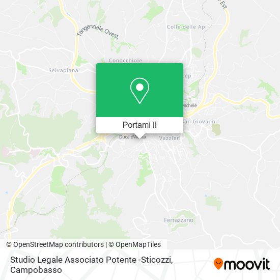 Mappa Studio Legale Associato Potente -Sticozzi