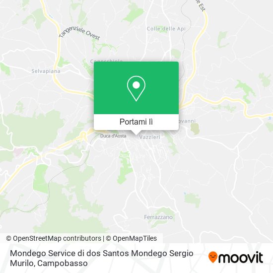 Mappa Mondego Service di dos Santos Mondego Sergio Murilo