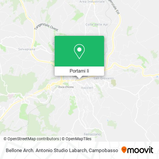 Mappa Bellone Arch. Antonio Studio Labarch