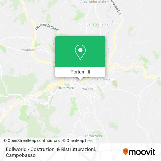 Mappa Edilworld - Costruzioni & Ristrutturazioni