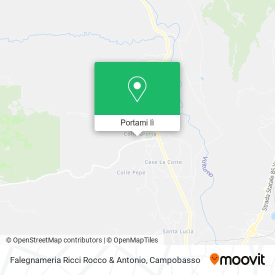 Mappa Falegnameria Ricci Rocco & Antonio