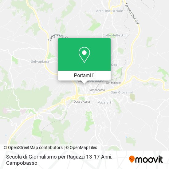 Mappa Scuola di Giornalismo per Ragazzi 13-17 Anni
