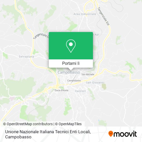 Mappa Unione Nazionale Italiana Tecnici Enti Locali
