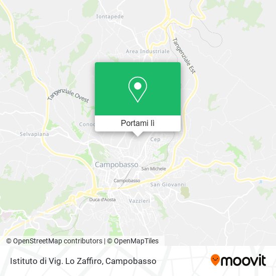 Mappa Istituto di Vig. Lo Zaffiro