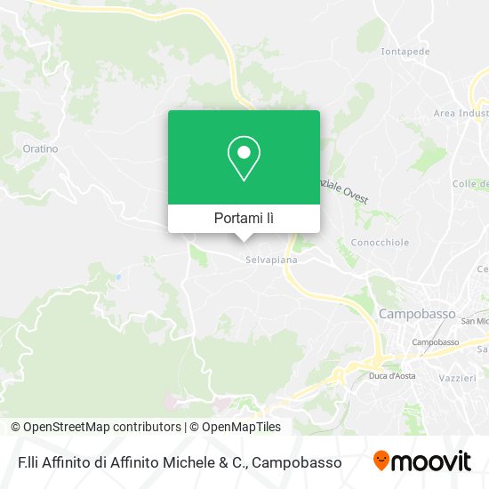 Mappa F.lli Affinito di Affinito Michele & C.