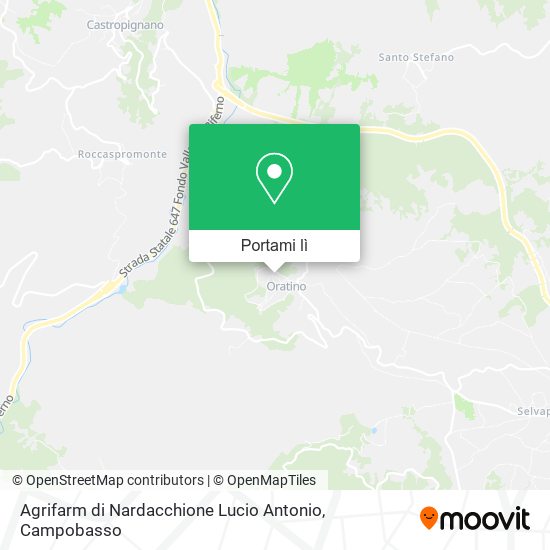 Mappa Agrifarm di Nardacchione Lucio Antonio