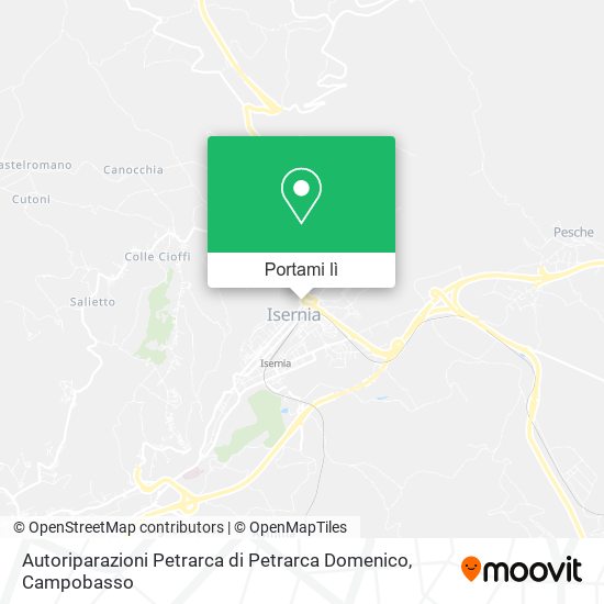 Mappa Autoriparazioni Petrarca di Petrarca Domenico