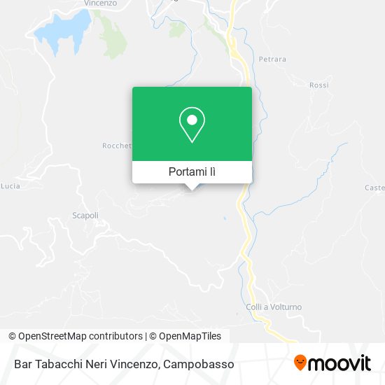 Mappa Bar Tabacchi Neri Vincenzo
