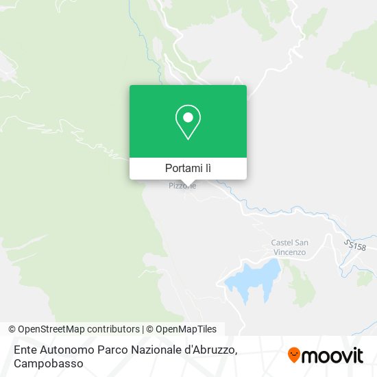 Mappa Ente Autonomo Parco Nazionale d'Abruzzo