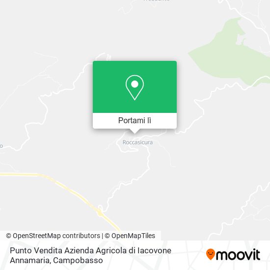 Mappa Punto Vendita Azienda Agricola di Iacovone Annamaria