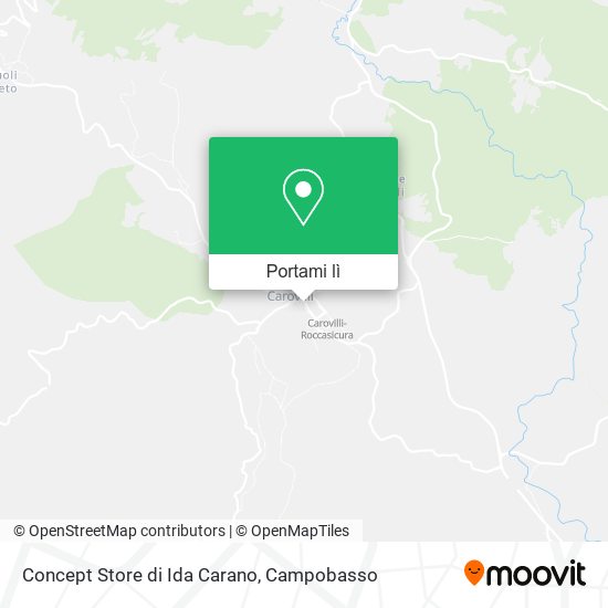 Mappa Concept Store di Ida Carano