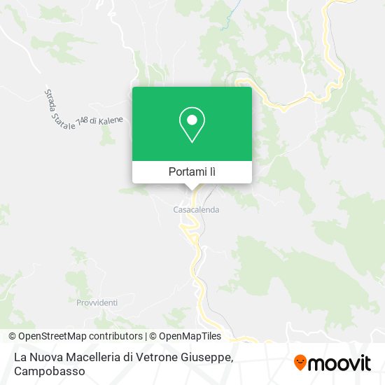 Mappa La Nuova Macelleria di Vetrone Giuseppe