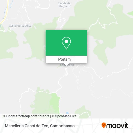 Mappa Macelleria Cenci do Teo