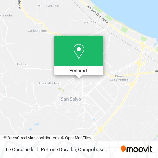 Mappa Le Coccinelle di Petrone Doralba