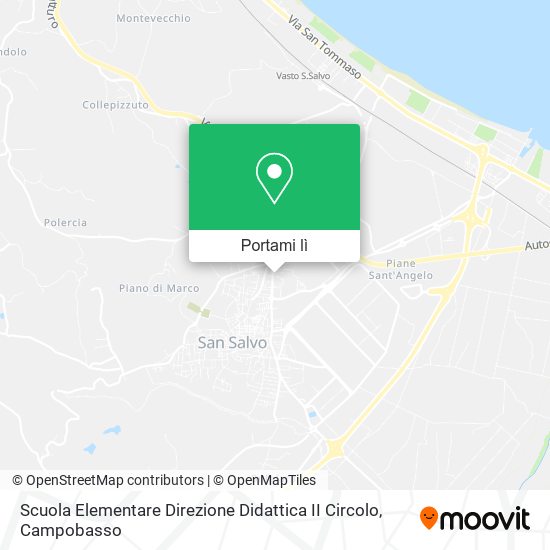 Mappa Scuola Elementare Direzione Didattica II Circolo