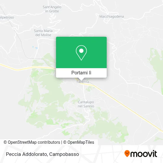 Mappa Peccia Addolorato