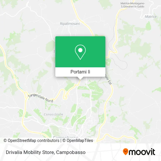 Mappa Drivalia Mobility Store