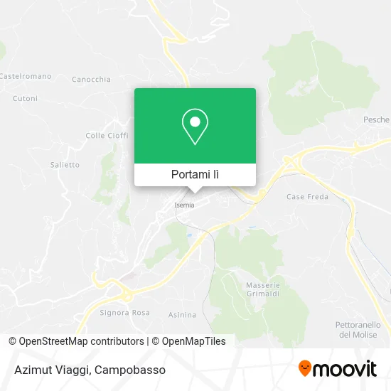 Mappa Azimut Viaggi