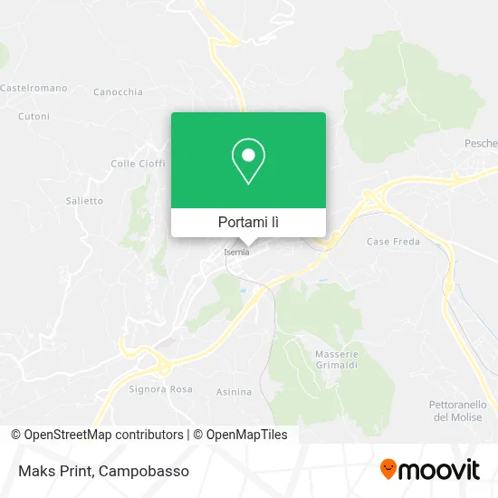 Mappa Maks Print