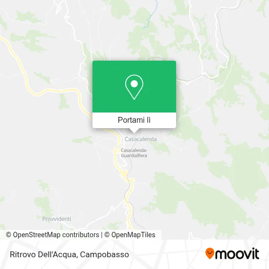 Mappa Ritrovo Dell'Acqua