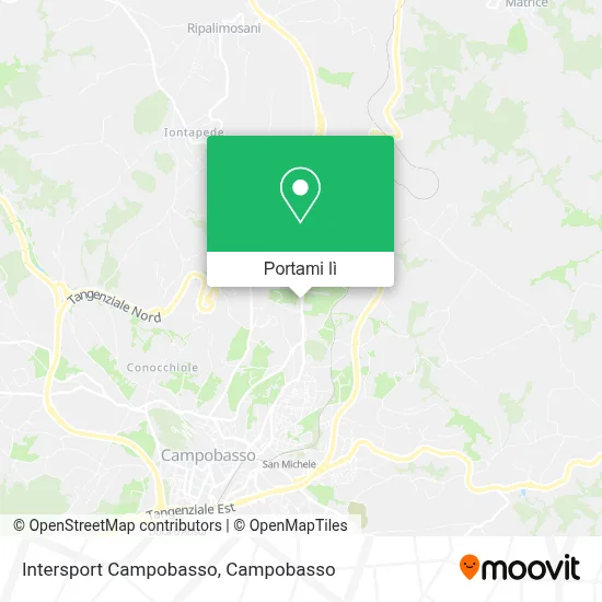 Mappa Intersport Campobasso