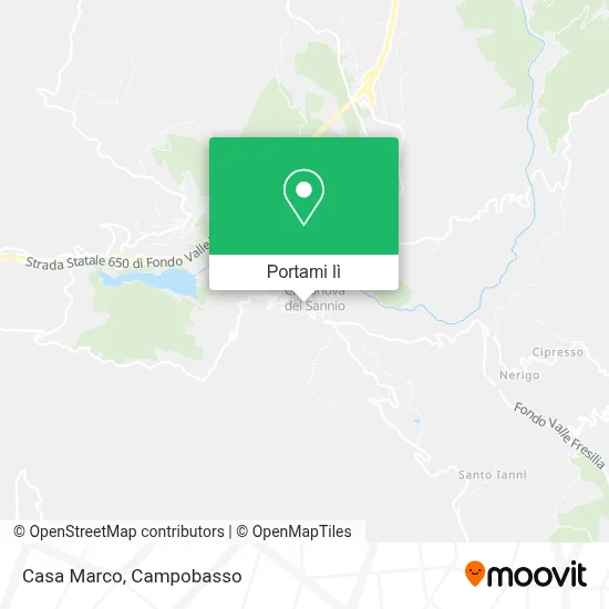 Mappa Casa Marco