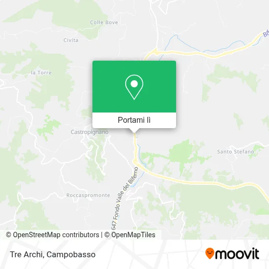 Mappa Tre Archi