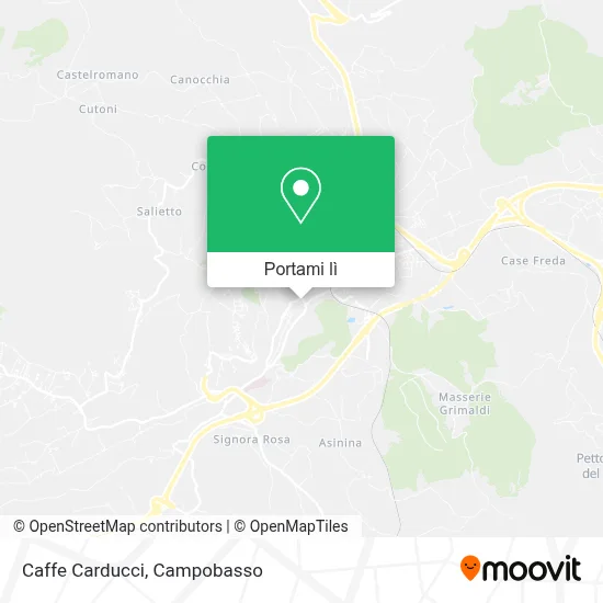 Mappa Caffe Carducci