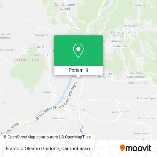 Mappa Frantoio Oleario Guidone