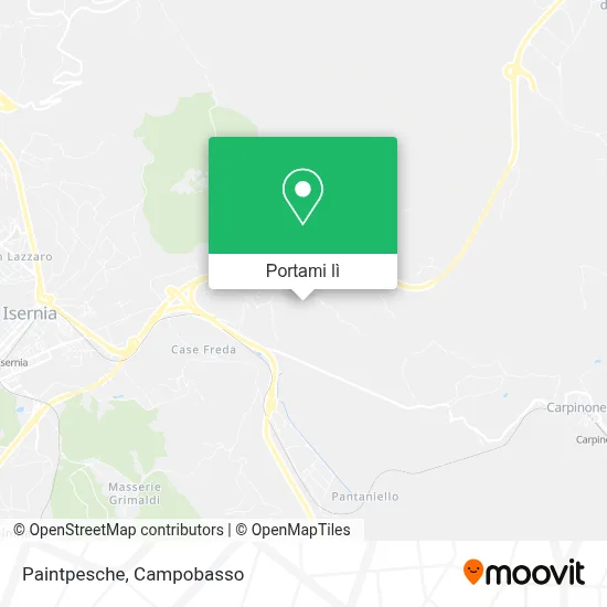 Mappa Paintpesche