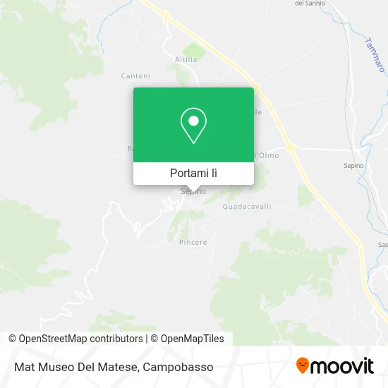 Mappa Mat Museo Del Matese