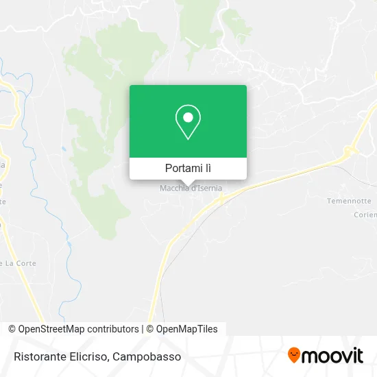 Mappa Ristorante Elicriso