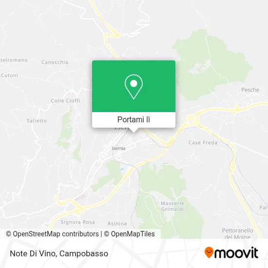 Mappa Note Di Vino