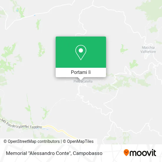 Mappa Memorial "Alessandro Conte"
