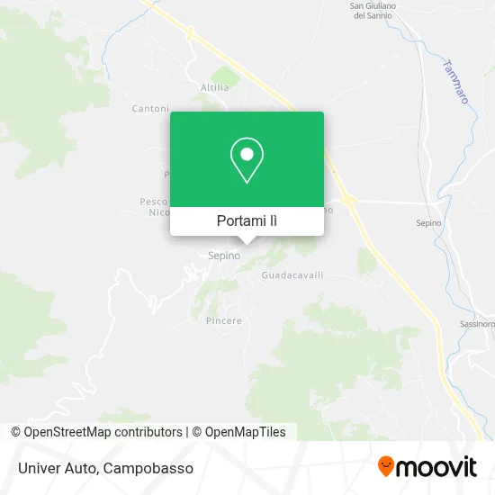 Mappa Univer Auto