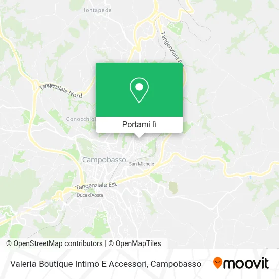 Mappa Valeria Boutique Intimo E Accessori